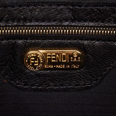 authentic fendi shoulder bag mercari|Fendi Leather Shoulder Bags .